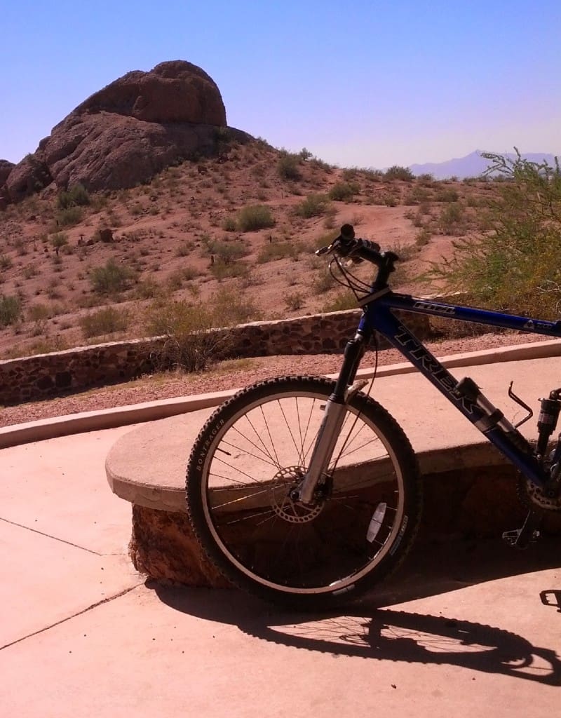 view of the mountains at Papago Park Arizona